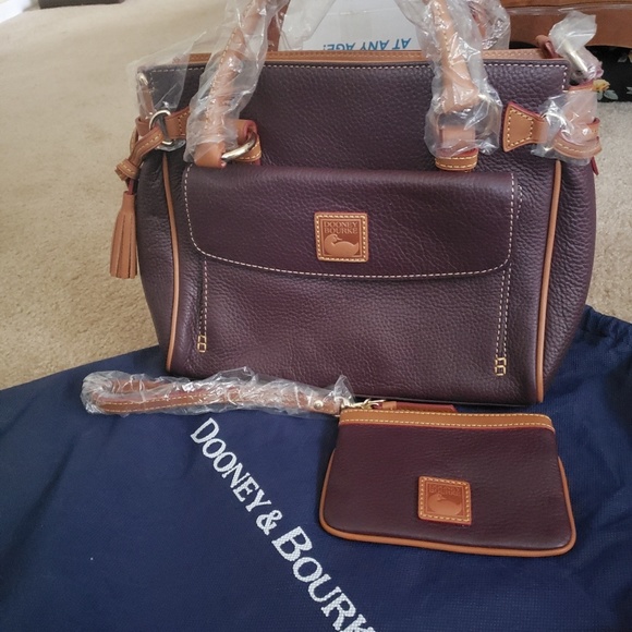 Dooney & Bourke grape satchel both. NWT